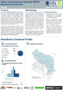 ASAL Humanitarian Network Multi-Purpose Cash Assistance Baseline Assessment Factsheet