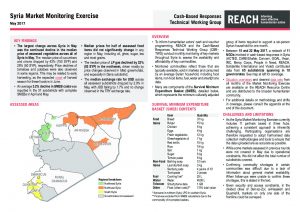 SYR_Situation Overview_Market Monitoring Exercise_May 2017