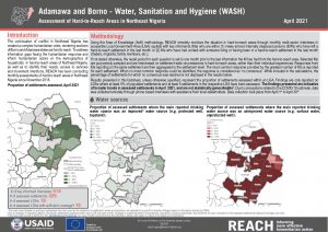 Hard-to-Reach Assessment in Northeast Nigeria: WASH factsheet - April 2021