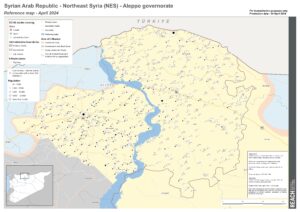 REACH Syria Aleppo Governorate Reference map - April 2024