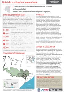 REACH RDC Factsheet HSM Mahagi Janvier 2024
