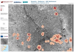 SOM_Map_Shelter Density in Galkacyo IDP Settlements_February 2014_A0