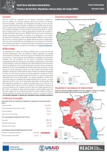 Suivi de la situation humanitaire au Sud-Kivu, novembre 2021