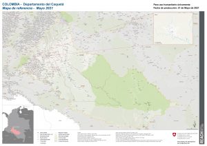 REACH Col Mapa de Referencia – Caquetá, Mayo 2021