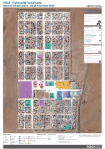 REACH Syria Mahmoudli Camp map November 2023