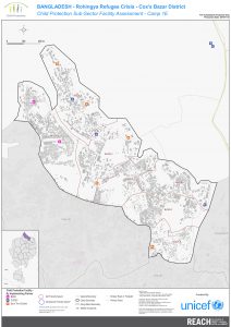 BGD_Map_CoxsBazar_ChildProtectionFacilities_Camp 1E_28OCT2018_A1