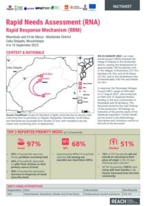 REACH Mozambique RRM Rapid Needs Assessment Factsheet – Muambula and 24 de Março – Muidumbe District (10/09/25)