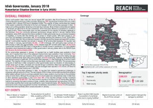 SYR_Factsheet_HSOS Governorate Factsheet_Idleb_January 2018