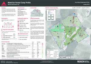 IRQ_Factsheet_IDPCrisis_Mamilian Camp Profile_February 2015