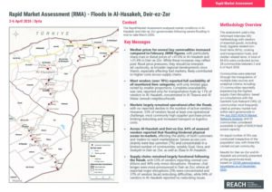 REACH Syria - Rapid Market Assessment - Floods - Hasakeh, Deir-ez-Zor - April 2026