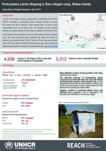 SSD_Factsheet_Latrine Mapping in Doro Camp_April 2017