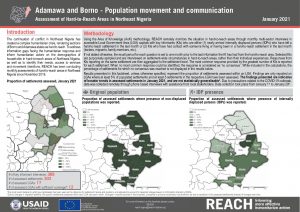 Hard to Reach Assessment in Northeast Nigeria, Population Movement and Communication Factsheet, January 2021