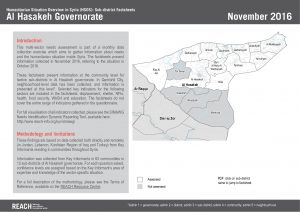 SYR_Factsheet_Sub-District Factsheets Al Hasakeh Governorate_November 2016