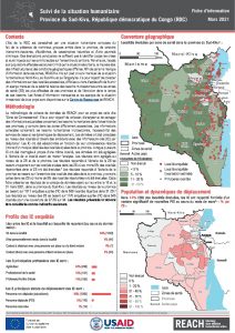 Suivi de la situation humanitaire au Sud-Kivu, mars 2021