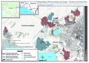 REACH_RDC_Map_Evolution de sites de PDI en périphérie de Goma_20240417
