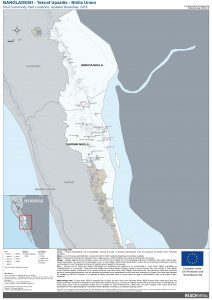 BGD_Map_Teknaf_Upazila_Nhilla_Union_Host_Community_Paras_16jan2019_A0_EN