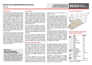 Northern Syria Market Monitoring Exercise - April - Factsheet