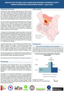 IMPACT Baseline for the Kenya Cash Consortium Response in Samburu County