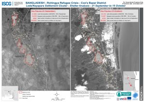 Bangladesh - Cox's Bazar - Leda - Nayapara Cluster Shelter Analysis Comparison - 21 September & 15 October