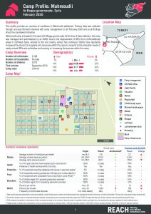 Mahmoudli Camp Profile, Northeast Syria - February 2020