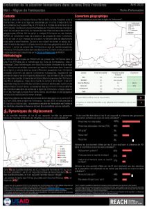 Evaluation de la situation humanitaire dans la zone Trois Frontières, région de Tombouctou (Mali), factsheet – Avril 2020