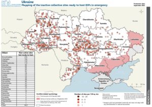 REACH, Ukraine, IDP Collective Site Monitoring, Map, Ready-to-Host Sites, September 2023