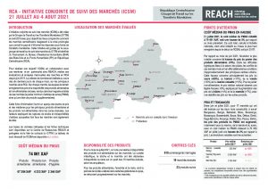 REACH RCA Fiche informative Suivi des marchés Juillet 2021
