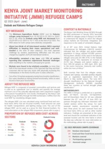 KCWG Kenya JMMI Q2 factsheet Refugee camps, June 2023