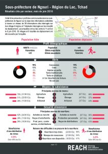 TCD_Factsheet_Comparative Dashboard, Ngouri, Lake Region_June 2016