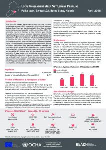 NGA_Factsheet_LGA Settlement Profiling_Pulka_April 2018
