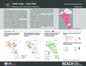 SSD_Factsheet_Overview of hard-to-reach areas in Unity State_February 2016
