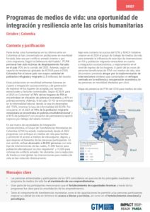 REACH Colombia Evaluación de Medios de Vida 2025 Brief (11-2025)