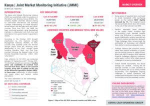 KCWG Kenya JMMI Q3 factsheet ASAL Counties (September 2025)