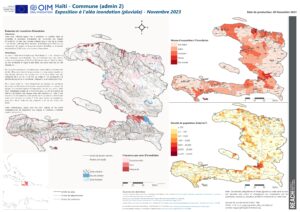 REACH Haïti Cartographie d'exposition à l'inondation par commune