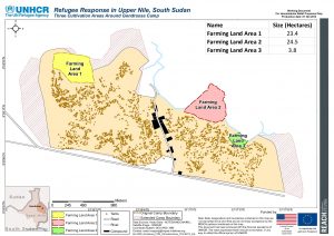 Three Cultivation Areas Around Gendrassa Camp