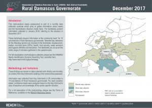 SYR_Factsheet_HSOS Subdistrict Factsheet Rural Damascus_December 2017