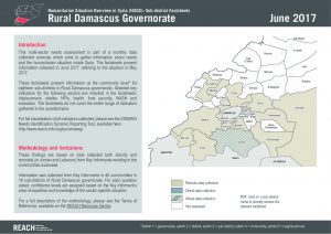 SYR_factsheet_hsos sub-district factsheets rural damascus_June 2017