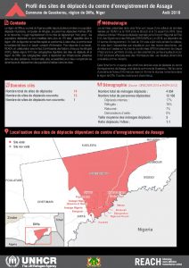 NER_Factsheet_Diffa_Profiles des sites du centre d'enregistrement de Assaga_Aout 2018