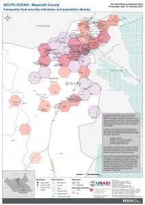 SSD_Map_MayenditCounty_CompositeFoodSecurityIndicatorsPopulationDensity_22Feb2017