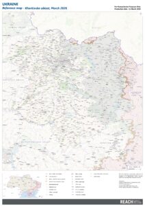 REACH UKR Map REF Kharkivska oblast Overview Map vertical 11 MARCH 2026 A0 EN