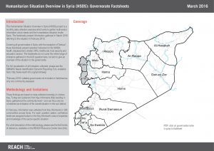 SYR_Governorate factsheets_March 2016