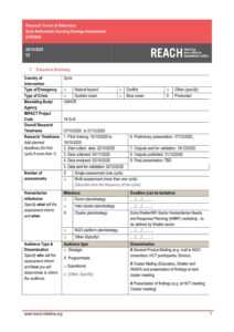 REACH - Syria Shelter Sector - Nationwide Housing Damage Assessment - October 2025 - TORs