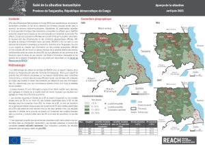 Suivi de la situation humanitaire au Tanganyika, aperçu de la situation, avril-juin 2021