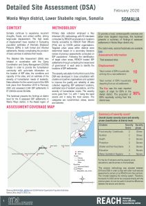 DSA III Factsheet Wanla Weyn, Somalia - February 2020