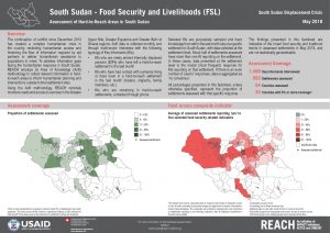SSD_Factsheet_Assessment of Hard-to-Reach Areas FSL_May 2018