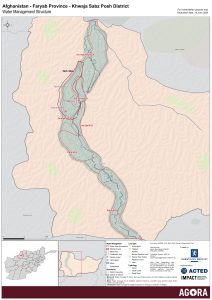 Khwaja Sabz Posh District Water User Group Map December 2019