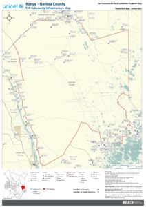 REACH WASH Infrastructure Map Fafi Subcounty August 2024