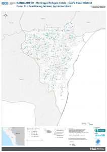 BGD_Map_CoxsBazar_Camp 11_Latrinefunctionality_28MAY2018_A0