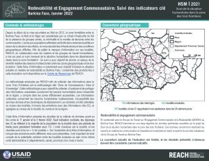 Suivi des indicateurs clés en matière de redevabilité au Burkina Faso (Janvier 2022)