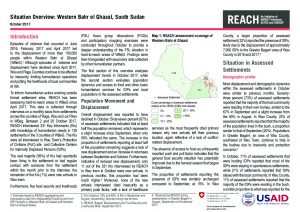 SSD_Situation Overview_ Western Bahr el Ghazal_October 2017